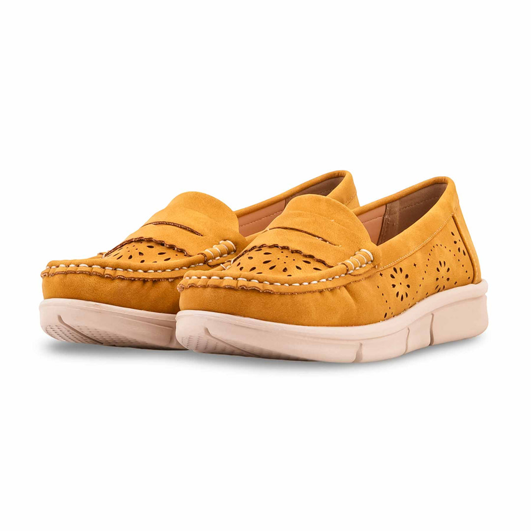 Mustard Moccasin For Ladies WN4616
