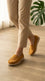 Mustard Moccasin For Ladies WN4616