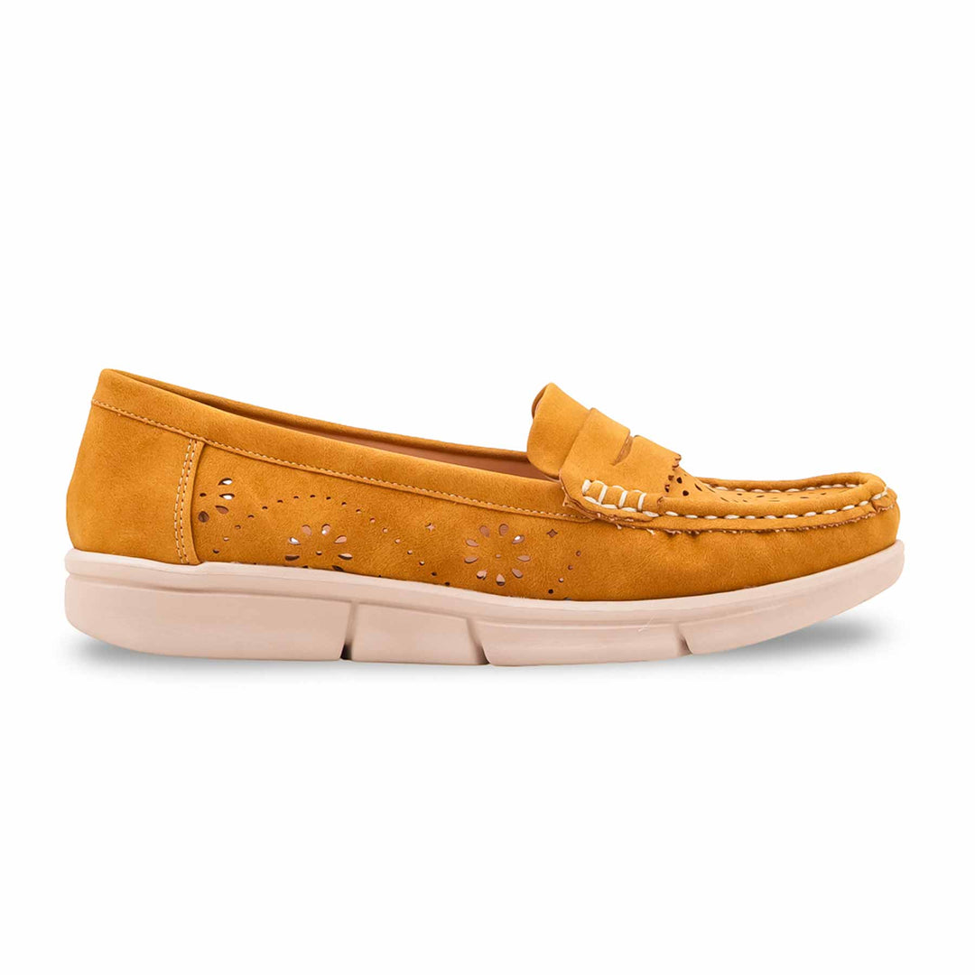 Mustard Moccasin For Ladies WN4616