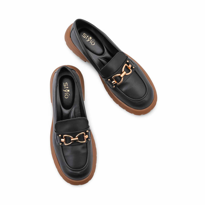 Black Moccasin For Ladies WN4617