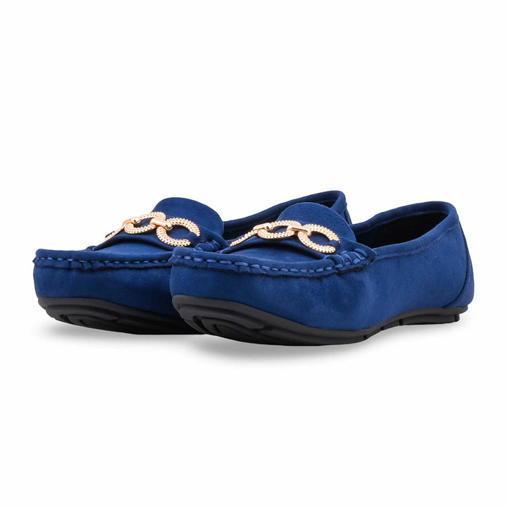 Navy Moccasin For Ladies WN4620