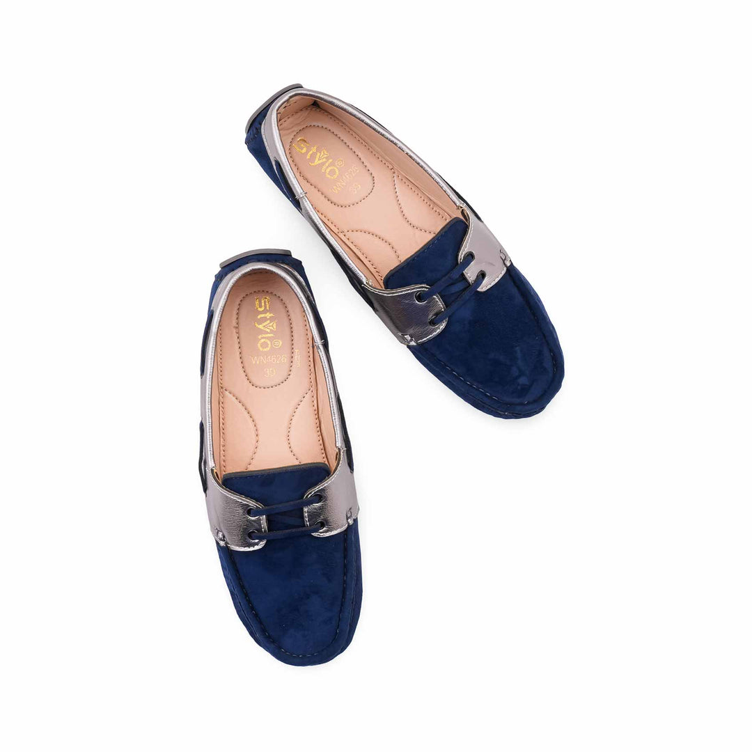 Navy Moccasin For Ladies WN4626