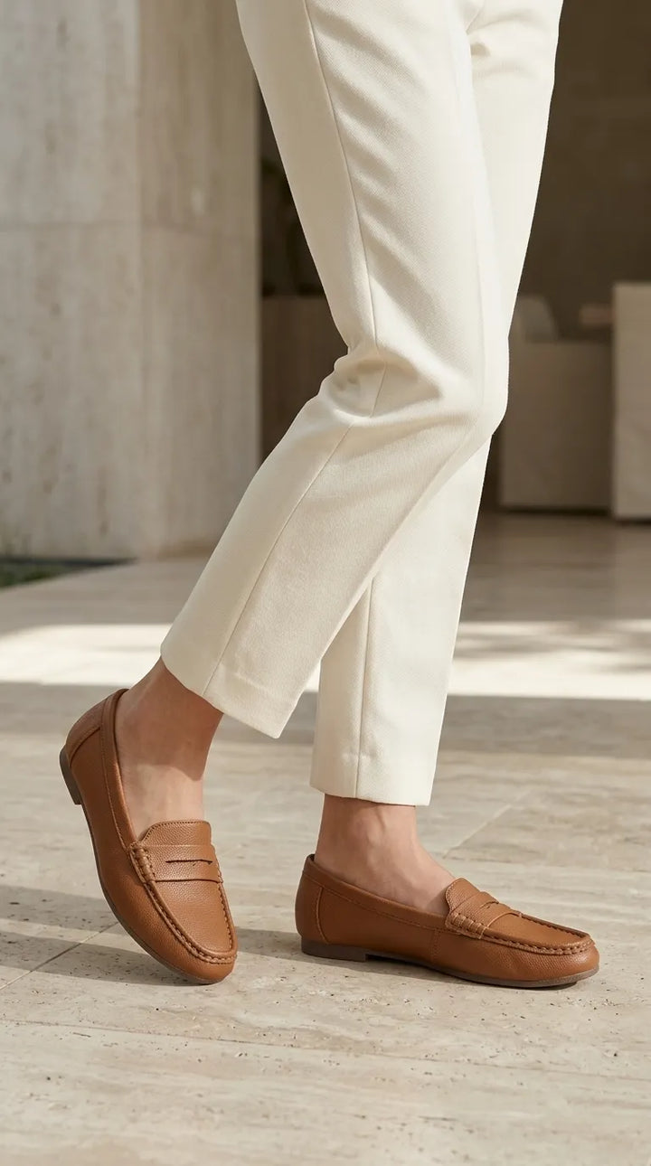 Brown Moccasin For Ladies WN4631