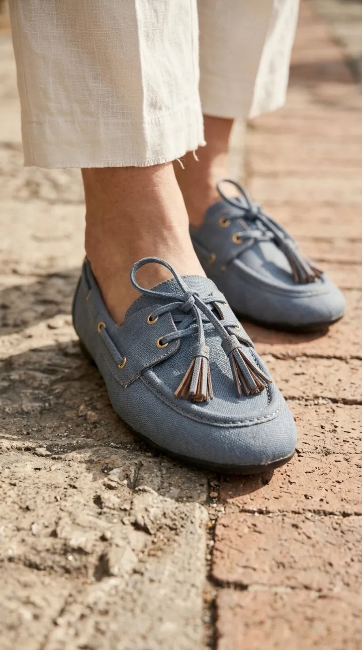 Blue Moccasin For Ladies WN4638