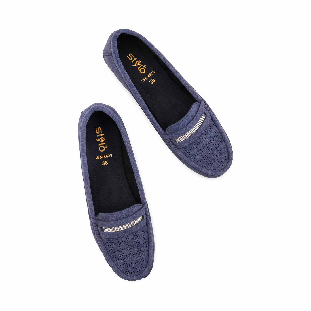 Navy Moccasin For Women WN4639
