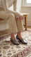 Black Moccasin For Women WN4640