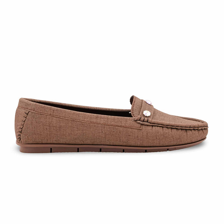 Brown Moccasin For Ladies WN4641