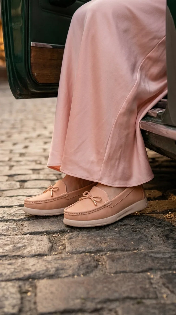 Pink Moccasin For Ladies WN4645