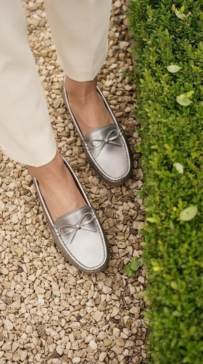 Grey Moccasin For Ladies WN4648