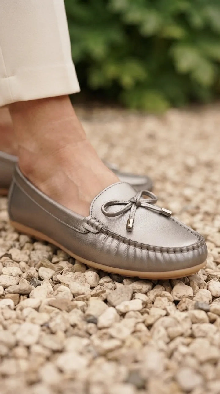 Grey Moccasin For Ladies WN4648