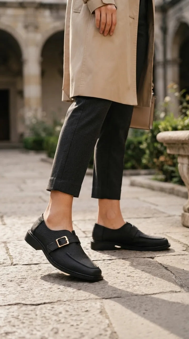 Black Moccasin For Ladies WN4693