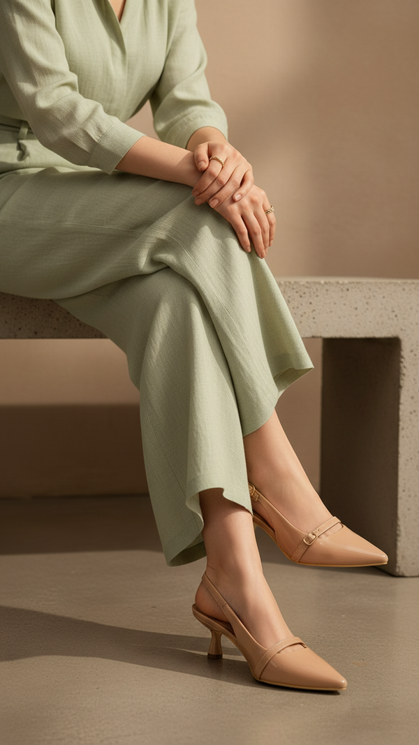 Beige Back Open WN5424