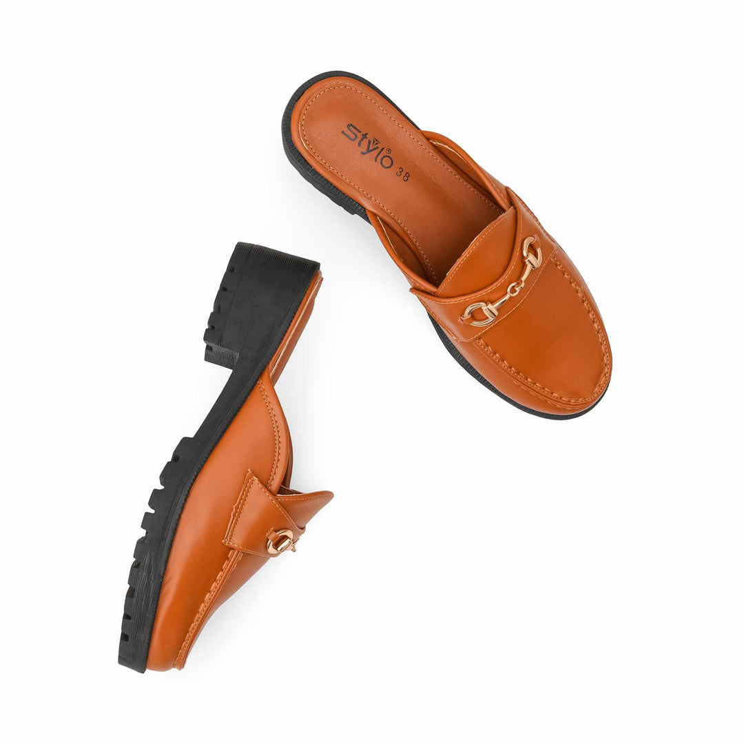 Brown Back Open For Ladies WN5438