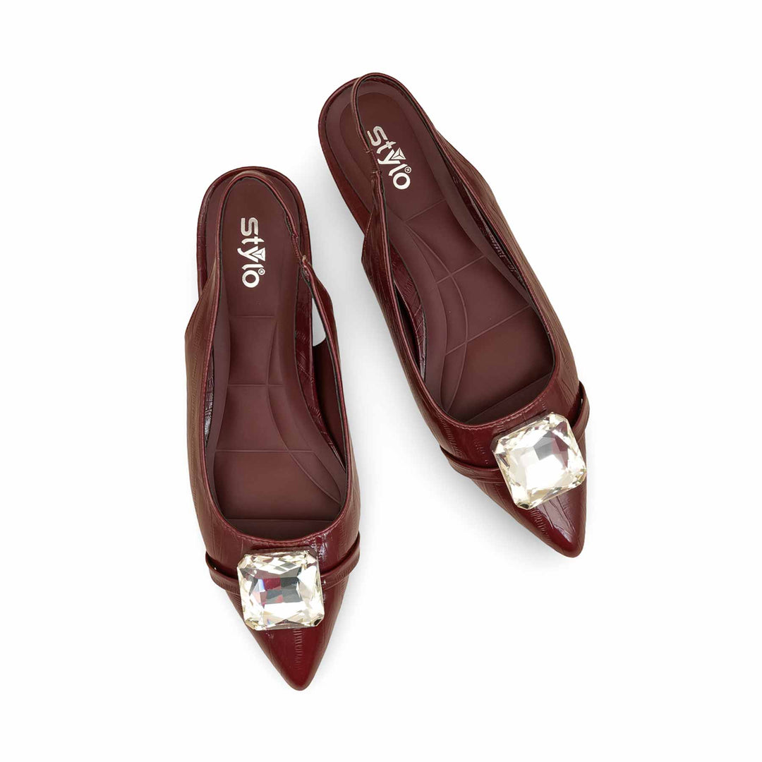 Maroon Back Open For Women WN5439