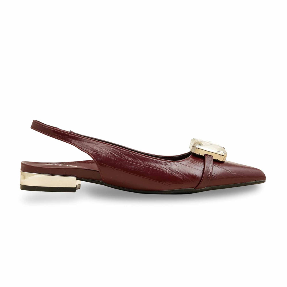 Maroon Back Open For Women WN5439