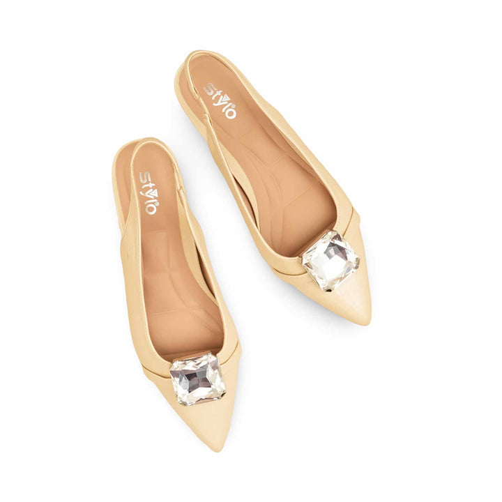 Beige Back Open For Women WN5439