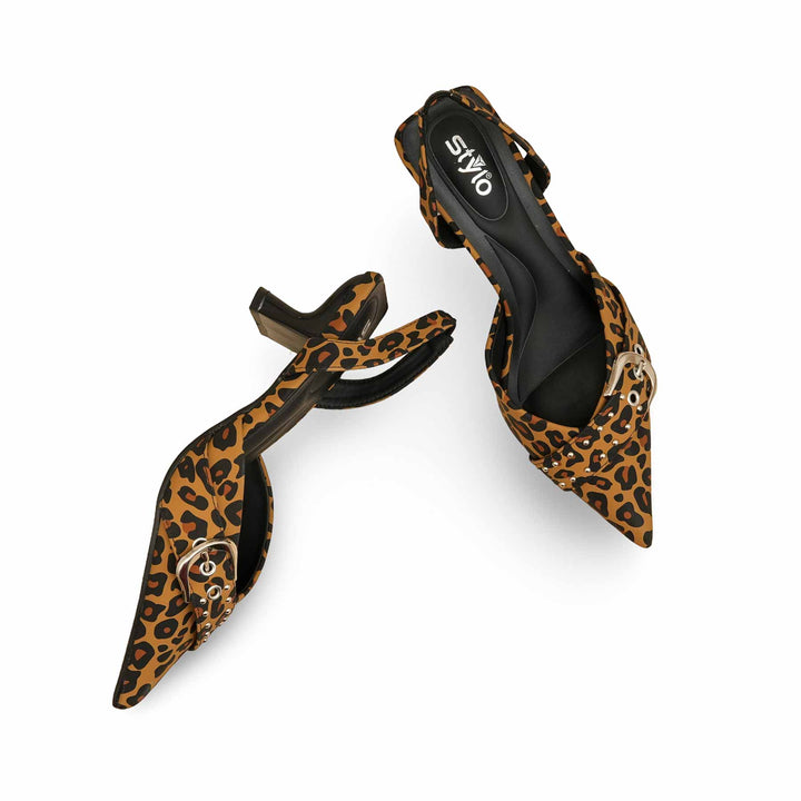 Brown Back Open For Ladies WN5441