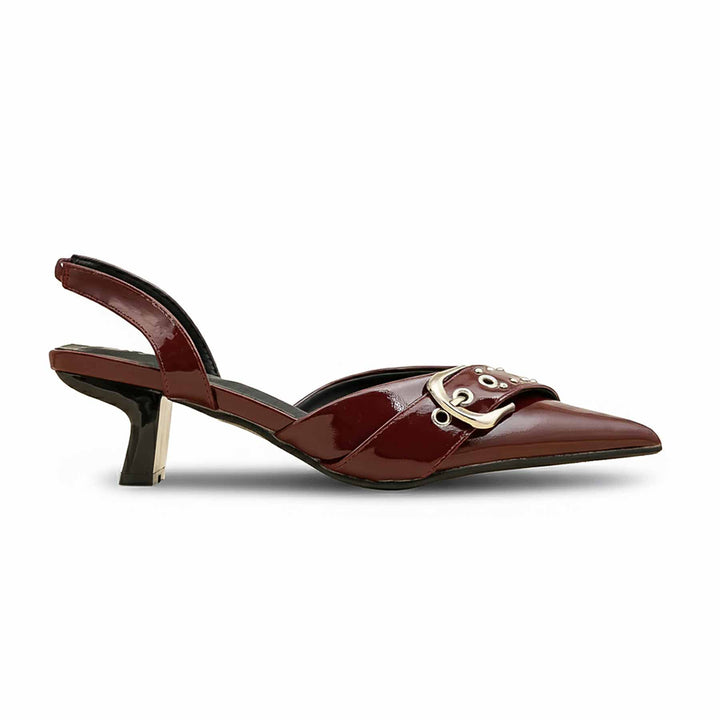 Maroon Fancy Bridal Back Open WN5441