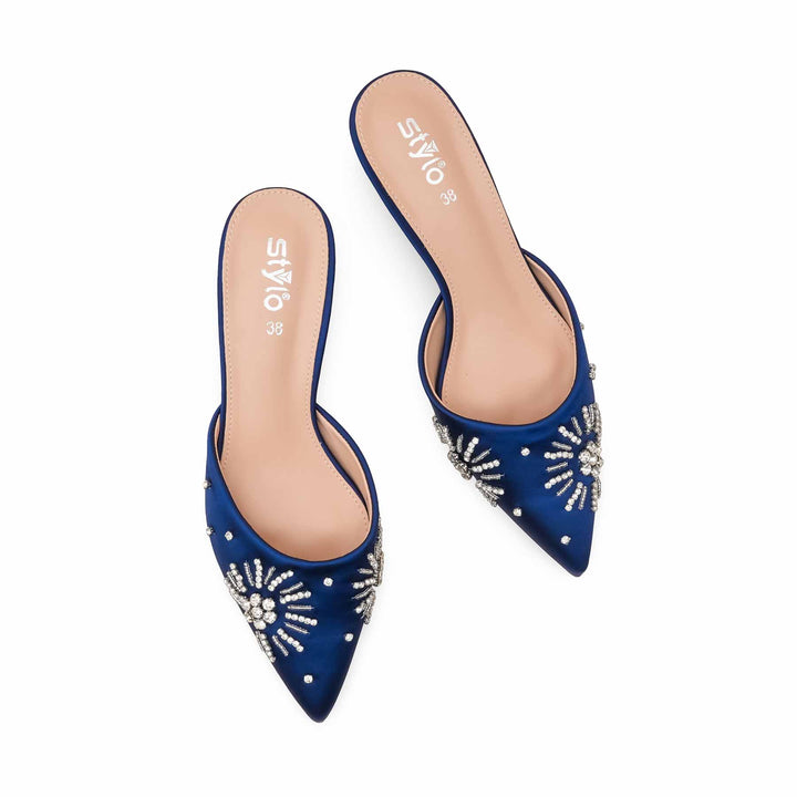 Navy Back Open For Ladies WN5444