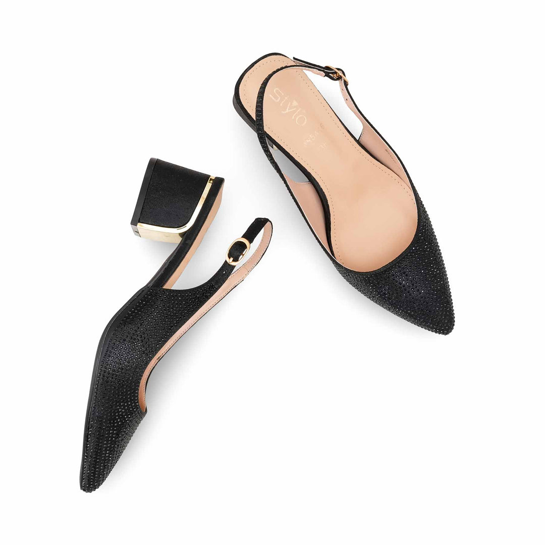 Black Winter Back Open For Women WN5446