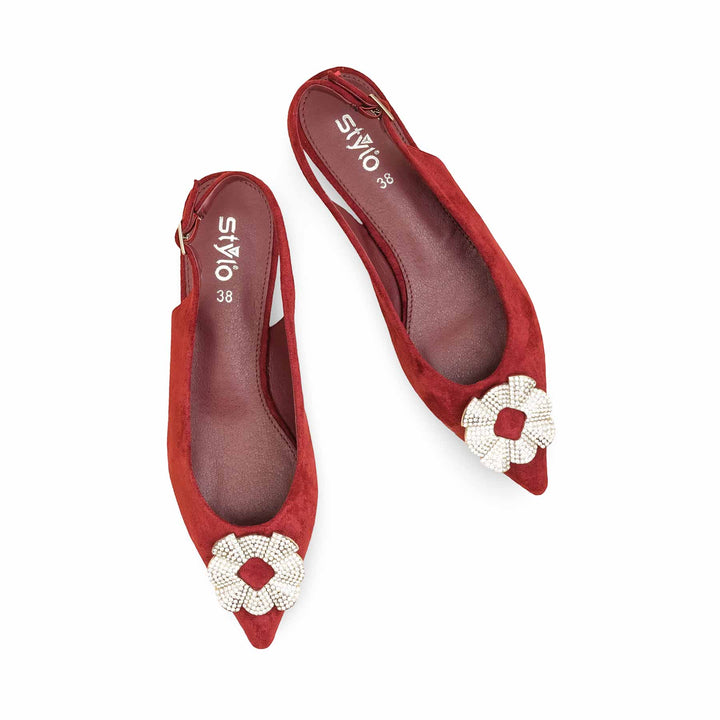 Maroon Back Open For Women WN5449