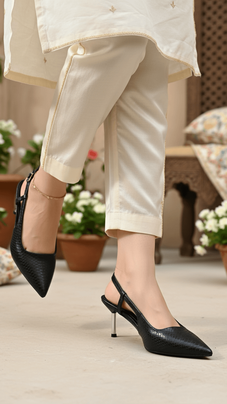 Black Back Open For Women WN5450