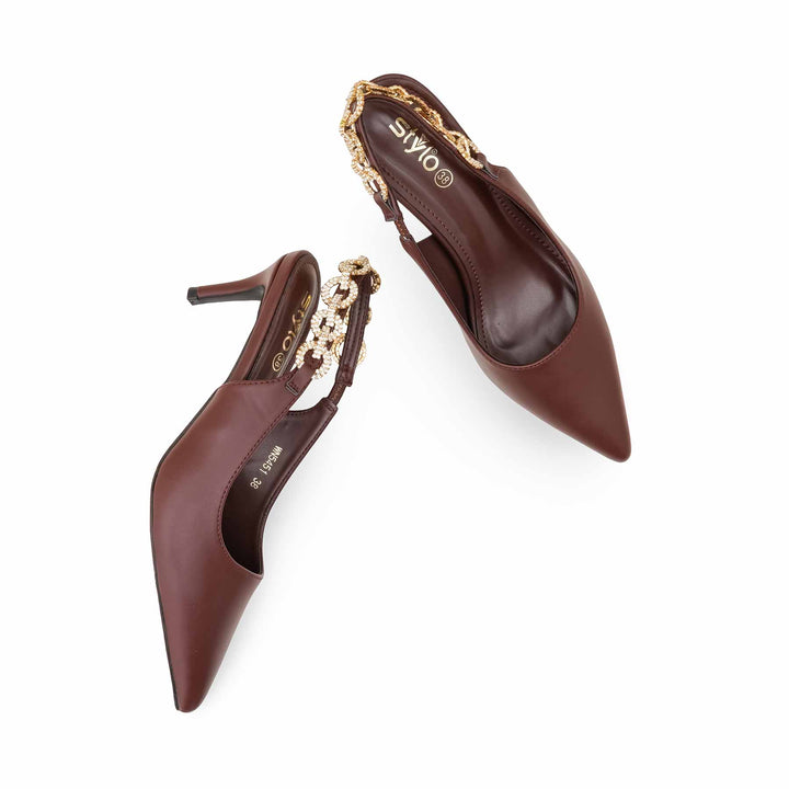 Maroon Back Open For Ladies WN5451