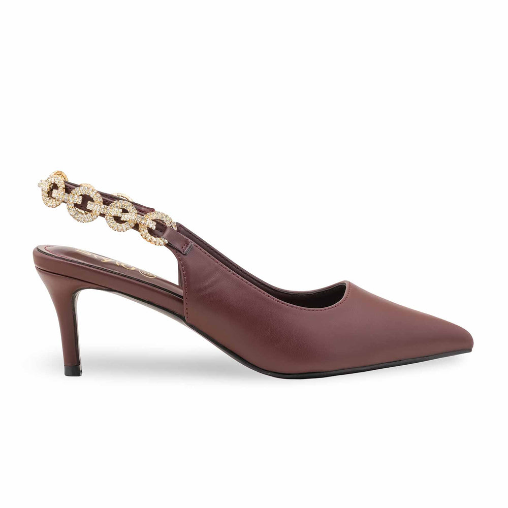 Maroon Back Open For Ladies WN5451