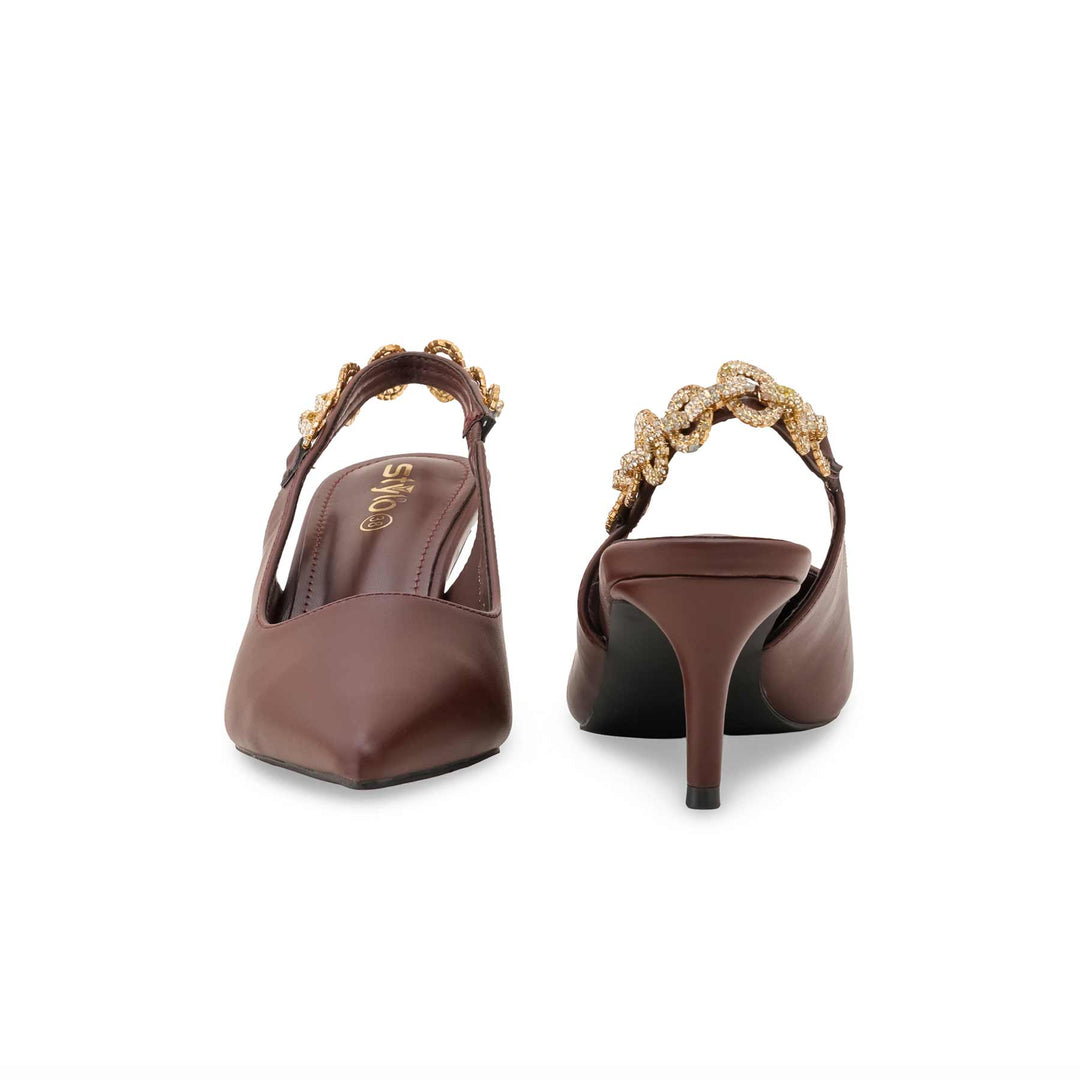 Maroon Back Open For Ladies WN5451