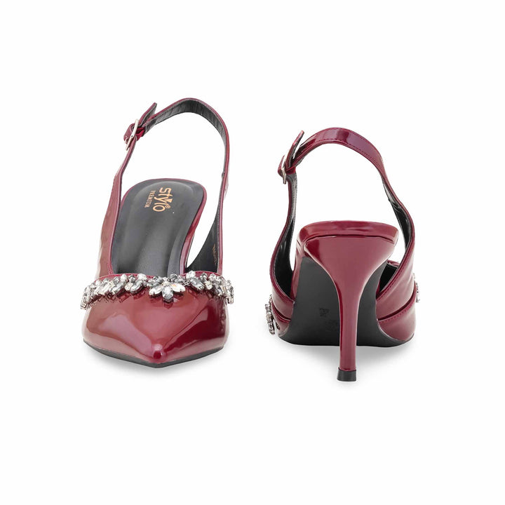 Maroon Back Open For Ladies WN5452