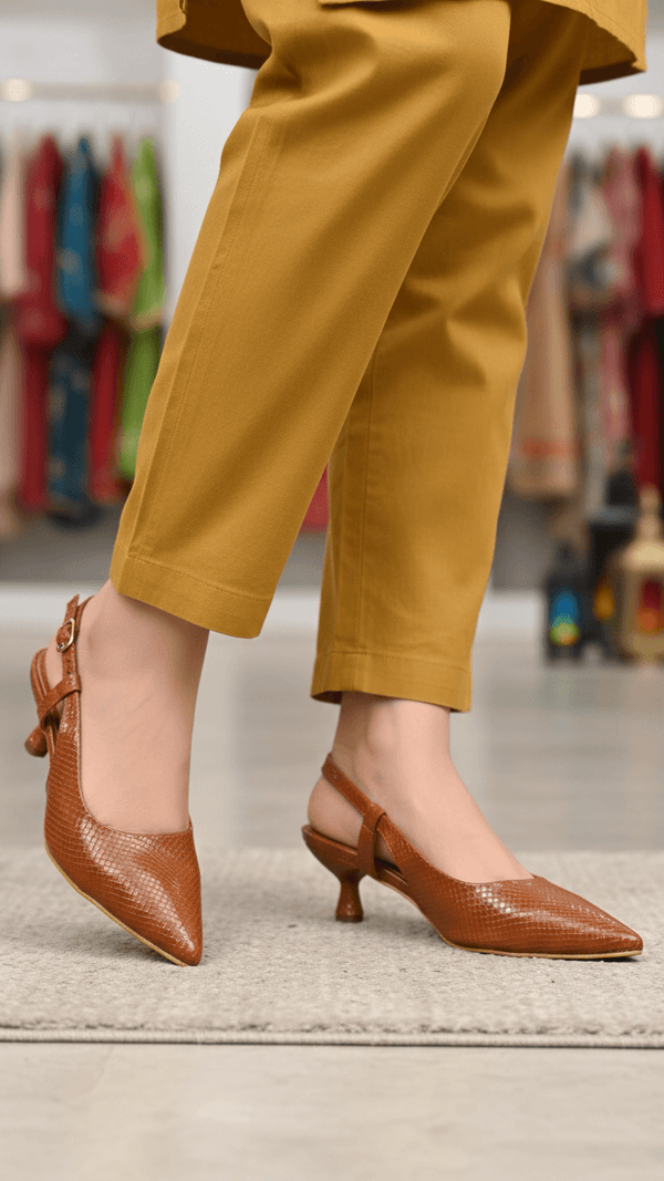 Brown Back Open For Women WN5458