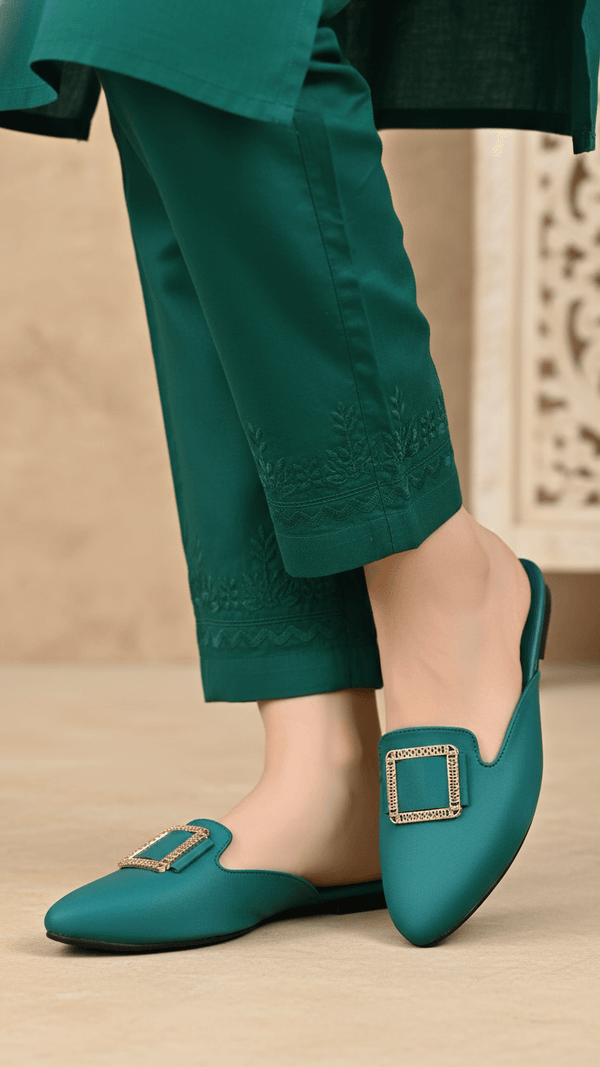 Teal Blue Back Open For Ladies WN5472