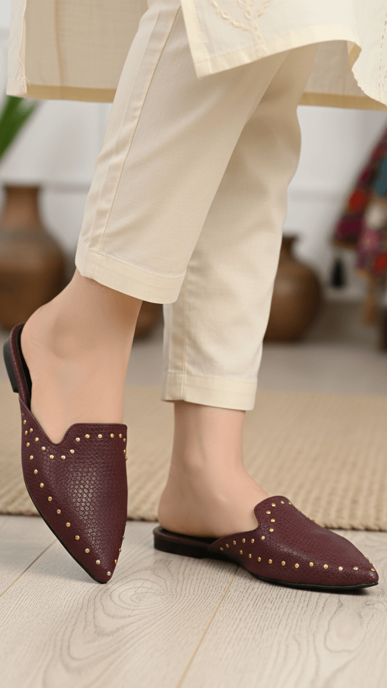 Maroon Back Open For Women WN5488