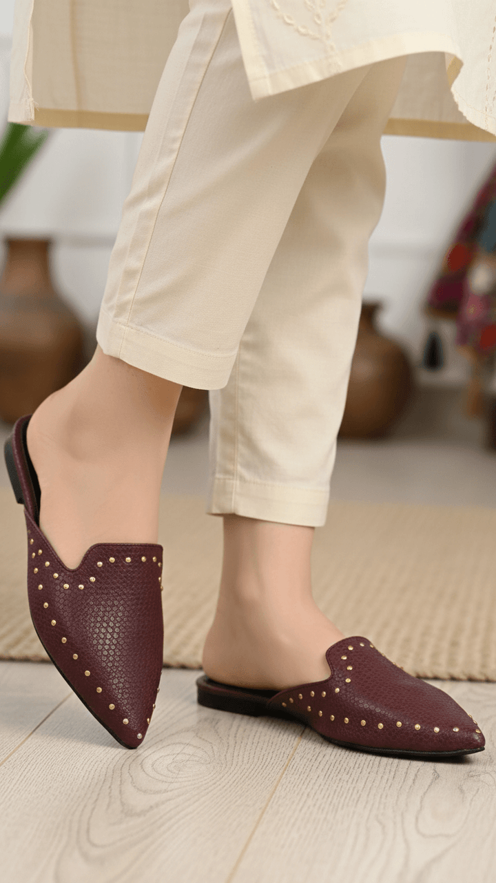 Maroon Back Open For Women WN5488