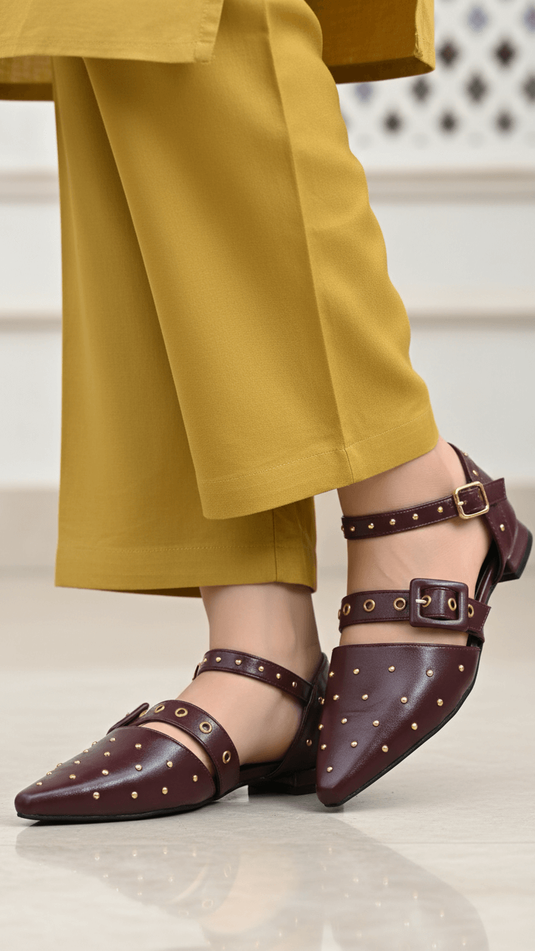 Maroon Back Open For Women WN5489