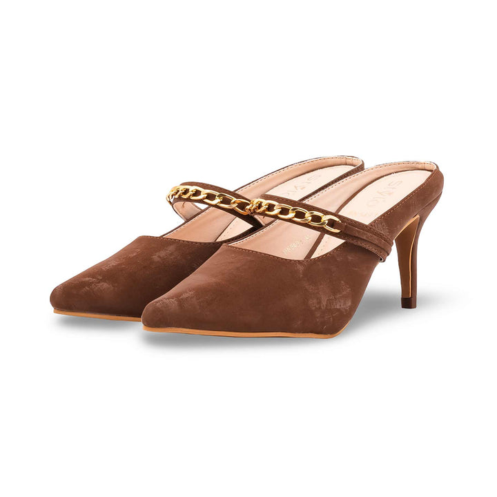 Brown Back Open For Women WN5491