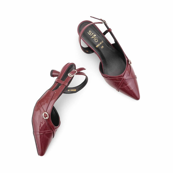 Maroon Back Open For Ladies WN5492