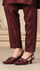 Maroon Back Open For Women WN5506