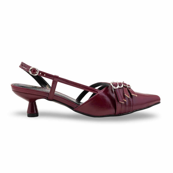 Maroon Back Open For Women WN5506
