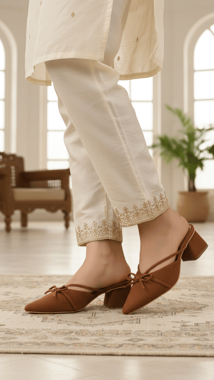 Brown Back Open For Women WN5510