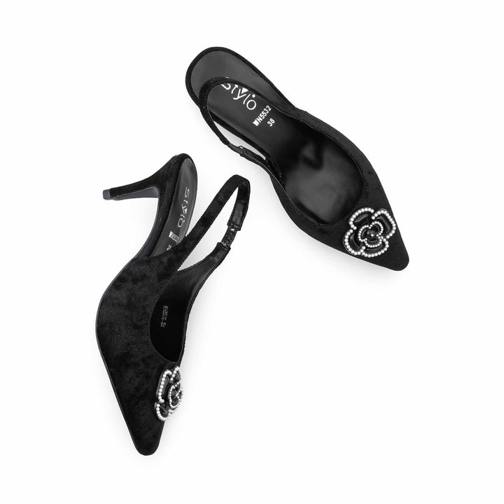 Black Back Open For Women WN5532