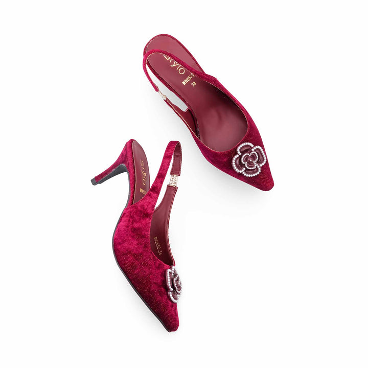 Maroon Back Open For Ladies WN5532