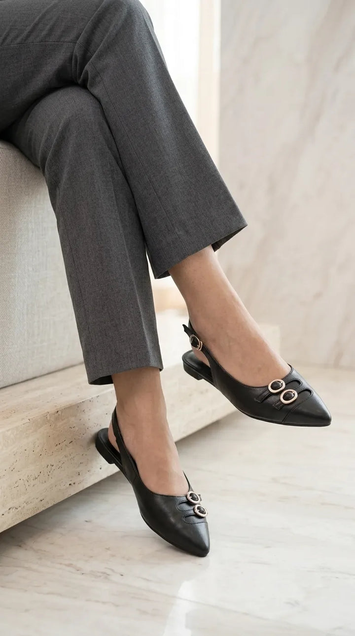 Black Back Open For Ladies WN5544
