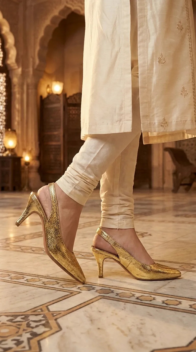 Golden Back Open For Ladies WN5557