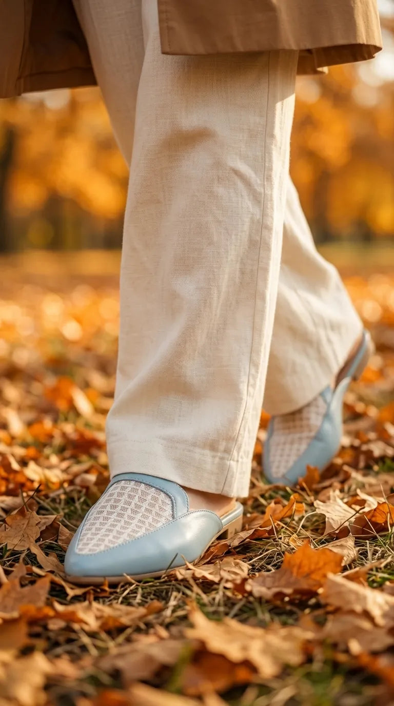 Sky Blue Back Open For Ladies WN5572