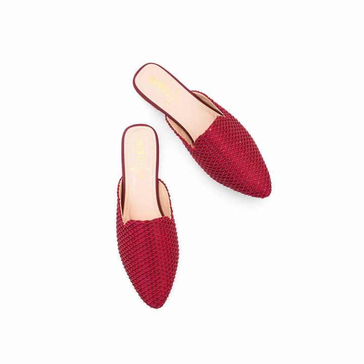 Maroon Back Open For Ladies WN5578