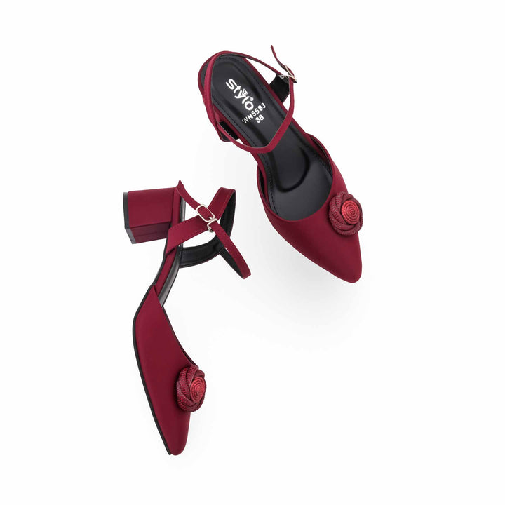 Maroon Back Open For Women WN5583