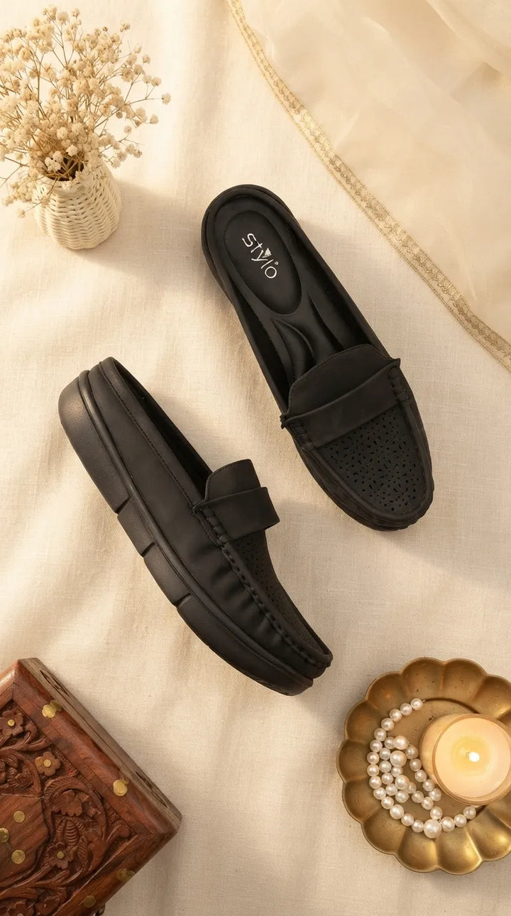 Black Back Open For Women WN5592