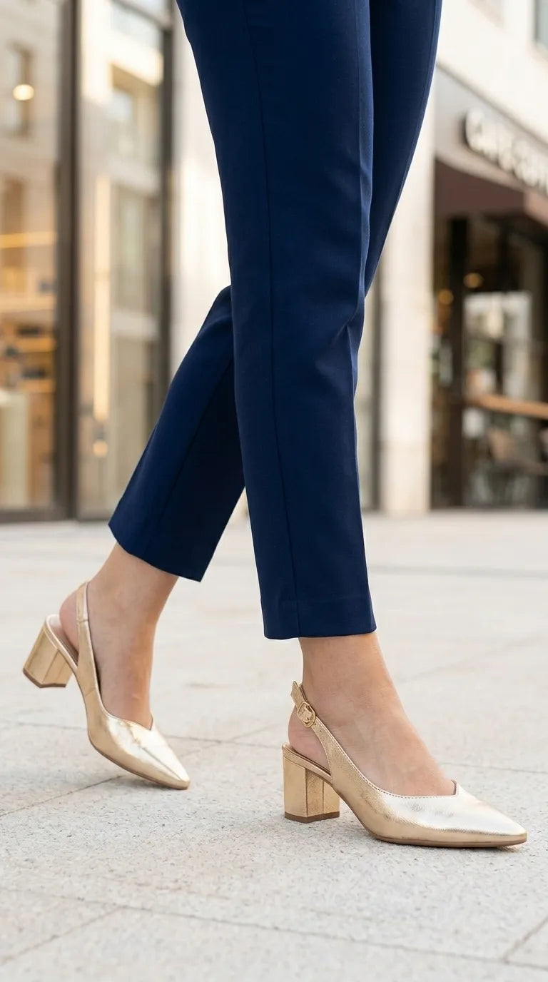 Golden Back Open For Ladies WN5597