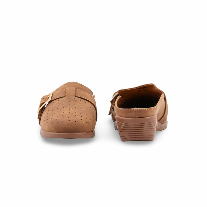 Brown Back Open For Ladies WN5607